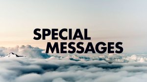 special messages and Events